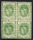 Briefmarken, Deutschland, Altdeutschland, Sachsen
3 Pf. Freimarke 1851, spätere Auflage, saftiggrün (heller Farbton), ungebrauchter, der allseitig vo...