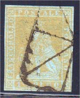 Briefmarken, Ausland, Italien
1 So Löwe (Toskana) 1851, vollrandig gestempeltes Kabinettstück als "FÄLSCHUNG", gut geeignet als Lückenfüller. Der Kat...