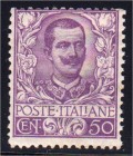 Briefmarken, Ausland, Italien
50 Cent Floreale 1901, ungebraucht, signiert und Fotoattest BOTTACCHI (04/2014). Michel 600,- Euro. 
*