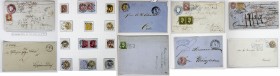Briefmarken, Lots und Sammlungen
Altdeutschland Preussen 1850/1867: Schöne Sammlung ab der Markenzeit mit vielen Pracht und Kabinettstücken, Einheite...