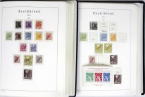 Briefmarken, Lots und Sammlungen
Berlin 1948/1990: In beiden Erhaltung (*/**/gest.) geführte Sammlung je im Leuchtturm-Klemmbinder, mit reichlich Anf...