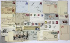 Briefmarken, Lots und Sammlungen
DAP + D. Kolonien: Gehaltvoller Posten von knapp 90 Belegen mit Vorläufer+R-Briefen, seltene Stpl. wie Militärmissio...