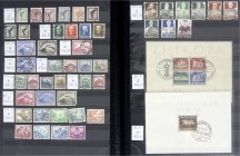 Briefmarken, Lots und Sammlungen
Deutsches Reich 1872/1940: Gestempelte Sammlung im Einsteckbuch, dabei diverse Brustschild-Ausgaben, Südamerika, Chi...