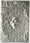 Varia, Silber, Großbritannien
Spielkarten-Etui, Sterlingsilber, Birmingham 1836 des Herstellers Gervase Wheeler. Gravur "Charlotte". 97 X 68 X 10 mm;...