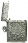 Varia, Silber, Großbritannien
Vesta Case (Streichholztresor), Birmingham 1913 des Herstellers William J. Holmes. Gravur "E.B". Innen Teilvergoldet. 4...