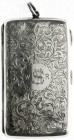 Varia, Silber, Großbritannien
Note Case (Notizenetui), Birmingham 1914 des Herstellers E.J. Houlston. Innen Ledertäschchen. 85 X 50 X 12 mm; 56,89 g....