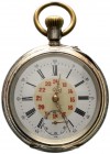 Varia, Uhren, Taschenuhren
Schweizer Herren-Taschenuhr "open face" um 1900, Hersteller Charles Eberl, La Chaux-de-Fonds. Silber 800. Zylinderhemmung ...