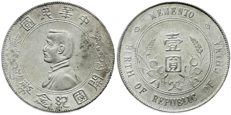 CHINA und Südostasien, China, Republik, 1912-1949
Dollar (Yuan) o.J., geprägt 1...