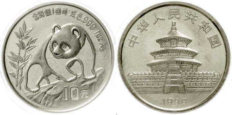 CHINA und Südostasien, China, Volksrepublik, seit 1949
10 Yuan Panda 1990. Pand...