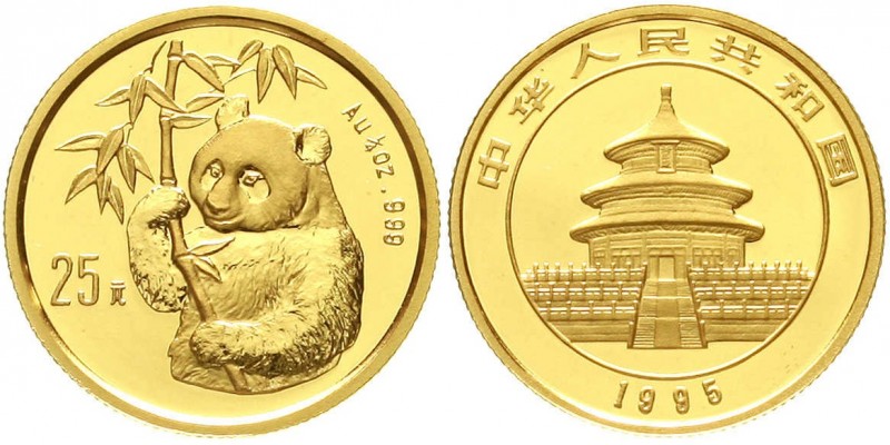 CHINA und Südostasien, China, Volksrepublik, seit 1949
25 Yuan 1/4 Unze GOLD 19...