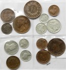 CHINA und Südostasien, Malaysia, Straits Settlements
Typensammlung, 15 Münzen aus 1845 bis 1910. Alle verschieden, 1/4 Cent bis 20 Cents. 
schön bis...