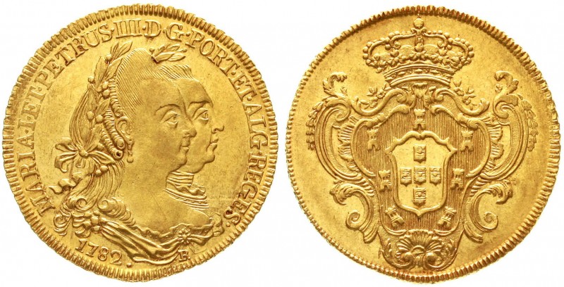 Ausländische Goldmünzen und -medaillen, Brasilien, Maria I. und Pedro III., 1777...