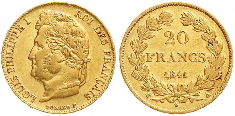 Ausländische Goldmünzen und -medaillen, Frankreich, Louis Philippe I., 1830-1848...
