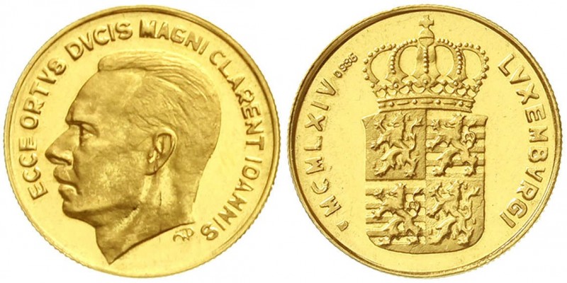 Ausländische Goldmünzen und -medaillen, Luxemburg, Jean, 1964-2000
Goldmedaille...