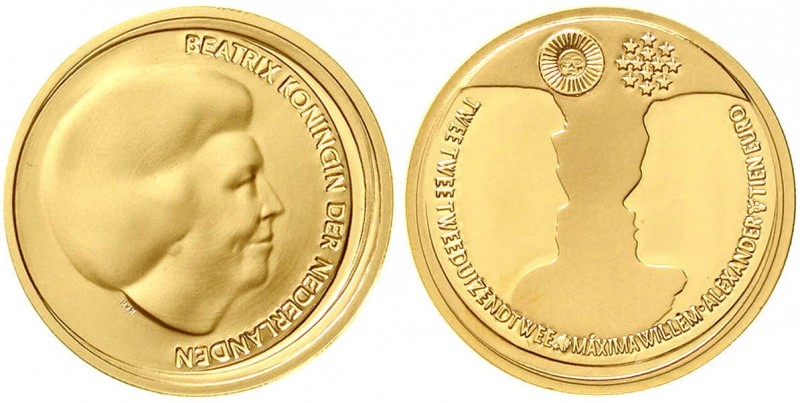 Ausländische Goldmünzen und -medaillen, Niederlande, Beatrix, 1980-2013
10 Euro...
