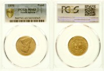 Ausländische Goldmünzen und -medaillen, Südafrika, Zuid-Afrikaanische Republik, 1892-1900
Pond 1898. Single shaft wagon tongue. 7,98 g. 917/1000. Im ...