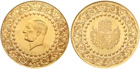 Ausländische Goldmünzen und -medaillen, Türkei/Osmanisches Reich, Republik, 1923 bis heute
500 Kurush 1965. Monnaie de Luxe. 35,08 g. 917/1000. Aufla...