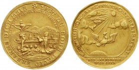 Altdeutsche Goldmünzen und -medaillen, Sachsen-Coburg-Saalfeld, Christian Ernst 1729-1745
Dukat o.J.(1745). Auf seinen Tod. 3,49 g. 
sehr schön/vorz...