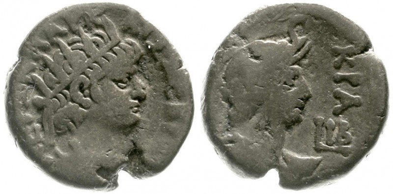 Provinzialrömische Münzen, Ägypten, Alexandria, Nero, 54-68
Tetradrachme Jahr 1...