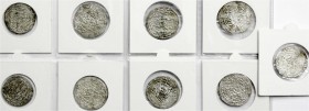 Lots antiker Münzen, Orientalen
9 Silber-Dirhams der Rasuliden im Jemen. meist sehr schön