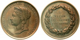 Ausländische Münzen und Medaillen, Australien, Victoria, 1837-1901
Große Bronze-Preismedaille 1880 von Stokes. Melbourne International Exhibition. 76...