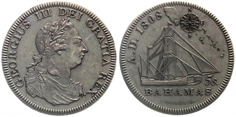 Ausländische Münzen und Medaillen, Bahamas, Britisch
Fantasy-Crown (5 Shillings...