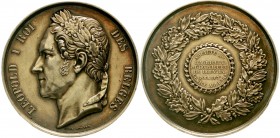 Ausländische Münzen und Medaillen, Belgien, Leopold I., 1830-1865
Silbermedaille o.J. von Wiener. Gesellschaft für Landwirtschaft und Gartenbau in Lo...