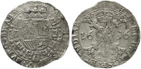 Ausländische Münzen und Medaillen, Belgien-Brabant, Philipp IV. von Spanien, 1621-1665
Patagon 1636 Brüssel. 
sehr schön/vorzüglich, Zainende