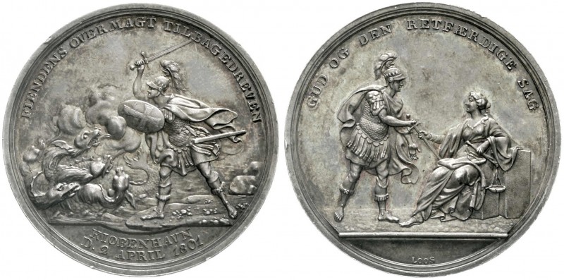 Ausländische Münzen und Medaillen, Dänemark, Christian VII., 1766-1808
Silberme...