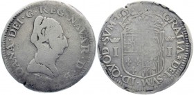Ausländische Münzen und Medaillen, Frankreich-Navarra, Jeanne d'Albret, 1562-1572
Teston 1565 Pau. 
schön, selten