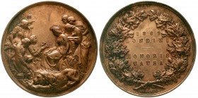 Ausländische Münzen und Medaillen, Großbritannien, Victoria, 1837-1901
Bronzemedaille v. L.C. Wyon u. D. Maclise a.d. internationale Ausstellung 1862...