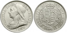 Ausländische Münzen und Medaillen, Großbritannien, Victoria, 1837-1901
Halfcrown 1893. fast Stempelglanz