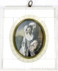 Ausländische Münzen und Medaillen, Großbritannien-Schottland, George III., 1760-1820
Gouache-Elfenbeinminiatur, frei nach dem 1777 entstandenen Portr...