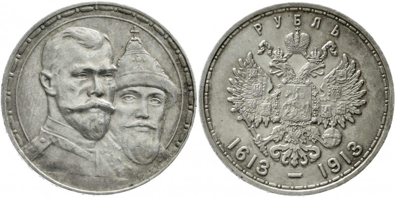 Ausländische Münzen und Medaillen, Russland, Nikolaus II., 1894-1917
Romanov-Ru...