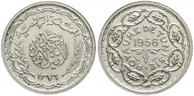 Ausländische Münzen und Medaillen, Tunesien, Mohammed Lamine Bei, 1943-1957
Module 10 Francs AH 1376 = 1956. vorzüglich/Stempelglanz