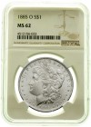 Ausländische Münzen und Medaillen, Vereinigte Staaten von Amerika, Unabhängigkeit, seit 1776
Morgan Dollar 1885 O New Orleans. Im Plastikblister mit ...