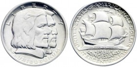 Ausländische Münzen und Medaillen, Vereinigte Staaten von Amerika, Gedenkmünzen
1/2 Dollar Long Island 1936, Philadelphia. vorzüglich/Stempelglanz...