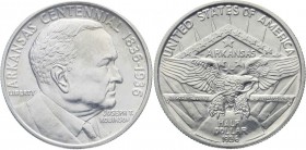 Ausländische Münzen und Medaillen, Vereinigte Staaten von Amerika, Gedenkmünzen
1/2 Dollar Arkansas/Robinson 1936, Philadelphia. vorzüglich/Stempelgl...