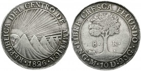 Ausländische Münzen und Medaillen, Zentralamerikanische Republik
8 Reales 1826 NG M. sehr schön, kl. Randfehler