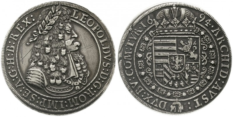 Römisch Deutsches Reich, Haus Habsburg, Leopold I., 1657-1705
Reichstaler 1694....