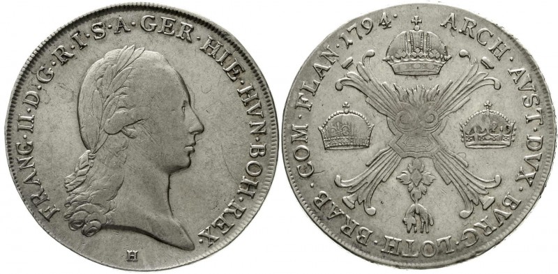 Römisch Deutsches Reich, Haus Habsburg, Franz II.(I.), 1792-1835
Kronentaler 17...