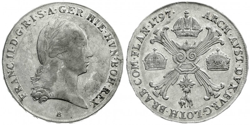 Römisch Deutsches Reich, Haus Habsburg, Franz II.(I.), 1792-1835
Kronentaler 17...