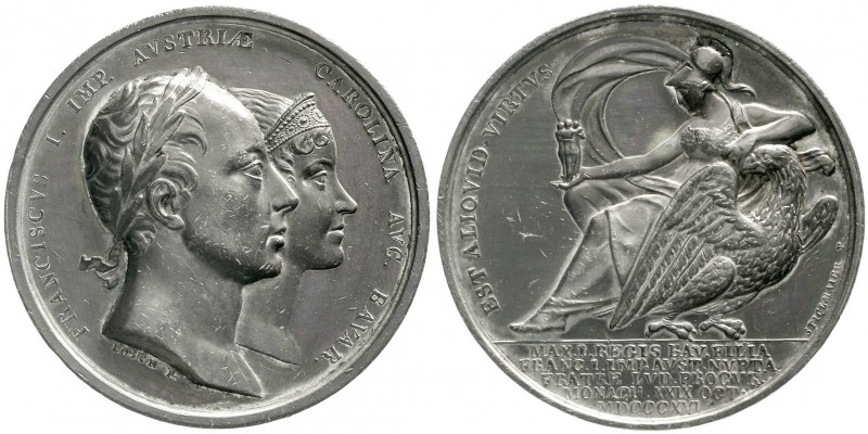 Römisch Deutsches Reich, Haus Habsburg, Franz II.(I.), 1792-1835
Silbermedaille...