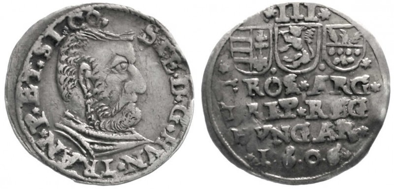 Römisch Deutsches Reich, Siebenbürgen, Stephan Bocskai, 1604-1607
3 Groschen 16...