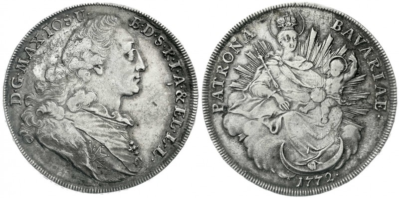 Altdeutsche Münzen und Medaillen, Bayern, Maximilian III. Joseph, 1745-1777
Mad...