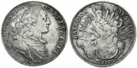 Altdeutsche Münzen und Medaillen, Bayern, Maximilian III. Joseph, 1745-1777
Madonnentaler 1772. sehr schön, kaum justiert, kl. Schrötlingsfehler