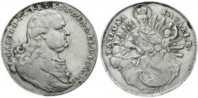 Altdeutsche Münzen und Medaillen, Bayern, Karl Theodor, 1777-1799
Madonnentaler 1795, München. 
vorzüglich, leicht justiert und etwas berieben