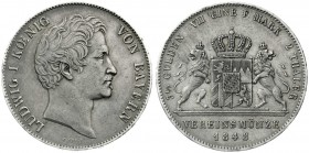 Altdeutsche Münzen und Medaillen, Bayern, Ludwig I., 1825-1848
Doppeltaler 1848. sehr schön