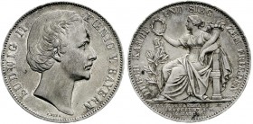 Altdeutsche Münzen und Medaillen, Bayern, Ludwig II., 1864-1886
Siegestaler 1871. vorzüglich