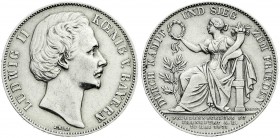 Altdeutsche Münzen und Medaillen, Bayern, Ludwig II., 1864-1886
Siegestaler 1871. vorzüglich